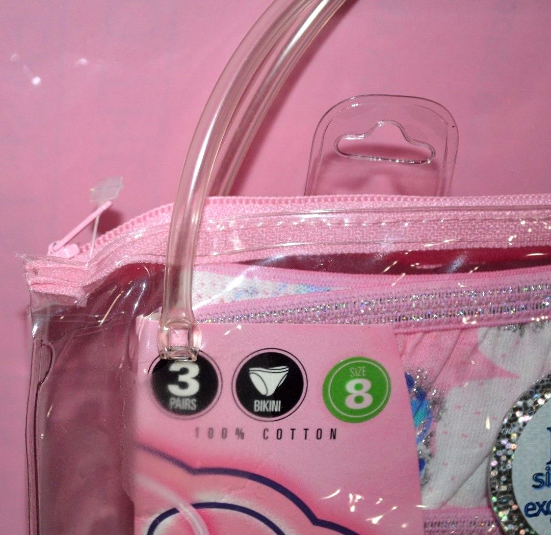 Hanes Girls Brief Panties Pantie Underwear Kids Cotton Size 8 6 Pair Pack *New*