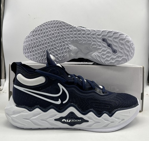 

Баскетбольные кроссовки Nike Air Zoom GT Run темно-синие (мужские, размер 9,5) DM5044-402, Синий, Nike Zoom Air