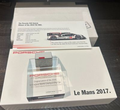Limited 2017 Porsche 919 Hybrid Model Original Car Piece Le Mans Racing