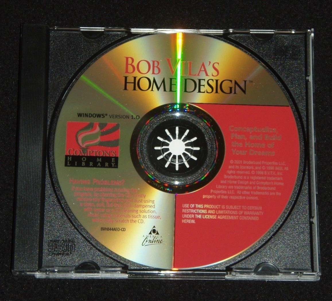 Bob Vila's Home Design CD (Tips, Plans, CAD Tools, Tours)