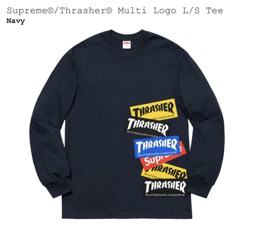 トップス Supreme x Thrasher Harold Tee \"Black L Supreme Thrasher Harold Tee Black – blueandcream