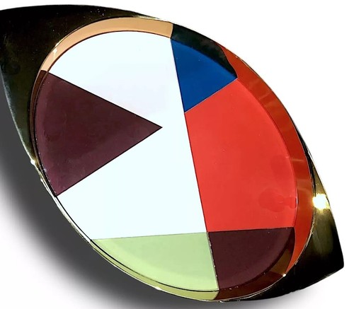 JONATHAN ADLER FRACTAL GLASS TRAY