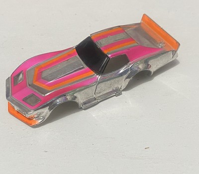 Tyco Pro Racing Corvette Chrome/Pink/Orange