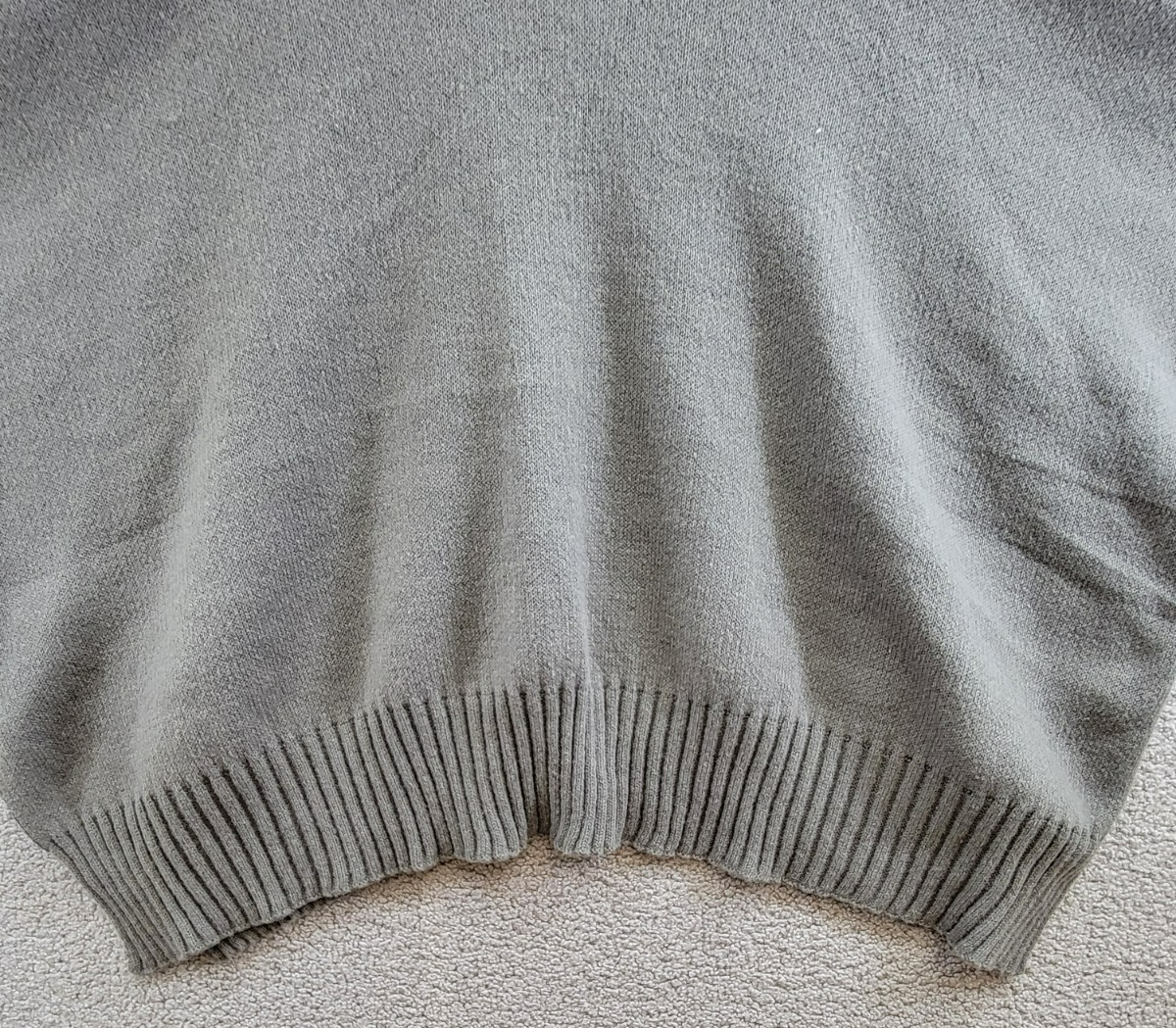 On 34th Tight Knit Reversible Wrap Sweater Women's One Size Black/Gray Rib Hem - Picture 11 of 13