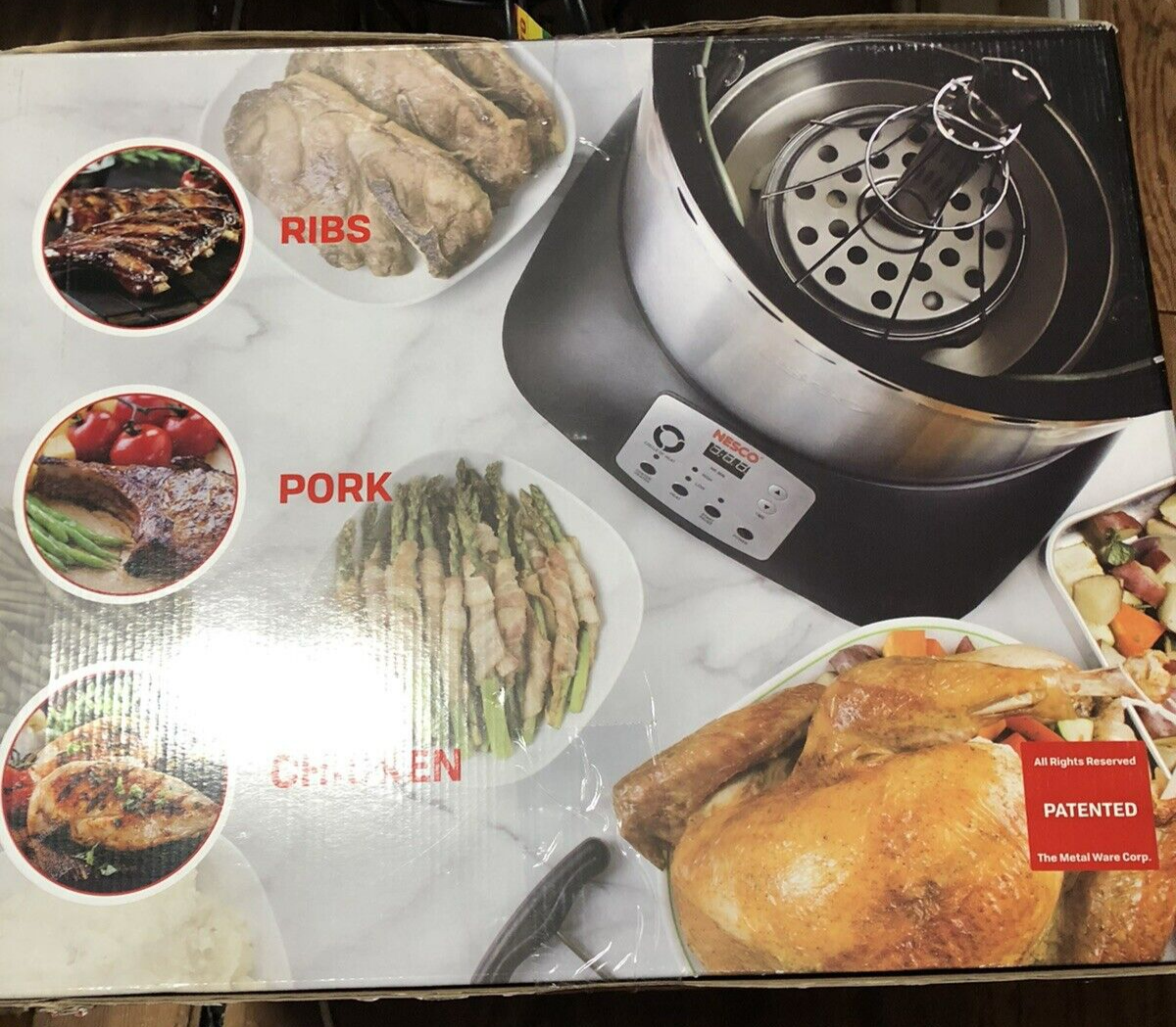 NESCO High Speed Roaster for turkey, chicken, roasts New Sealed Box