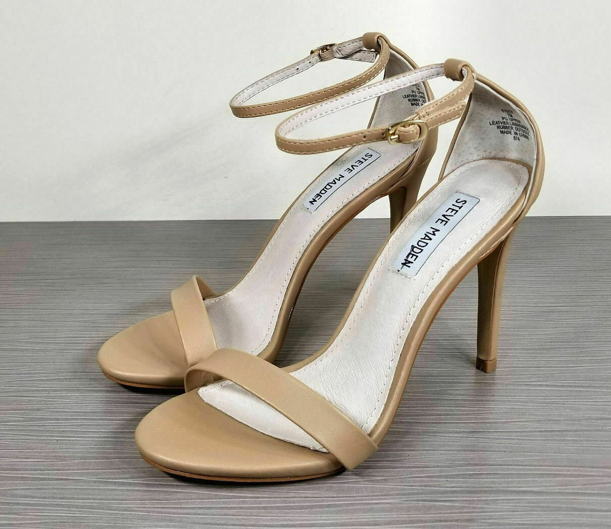 Steve Madden Stecy Sandal, Natural, Womens Various Sizes