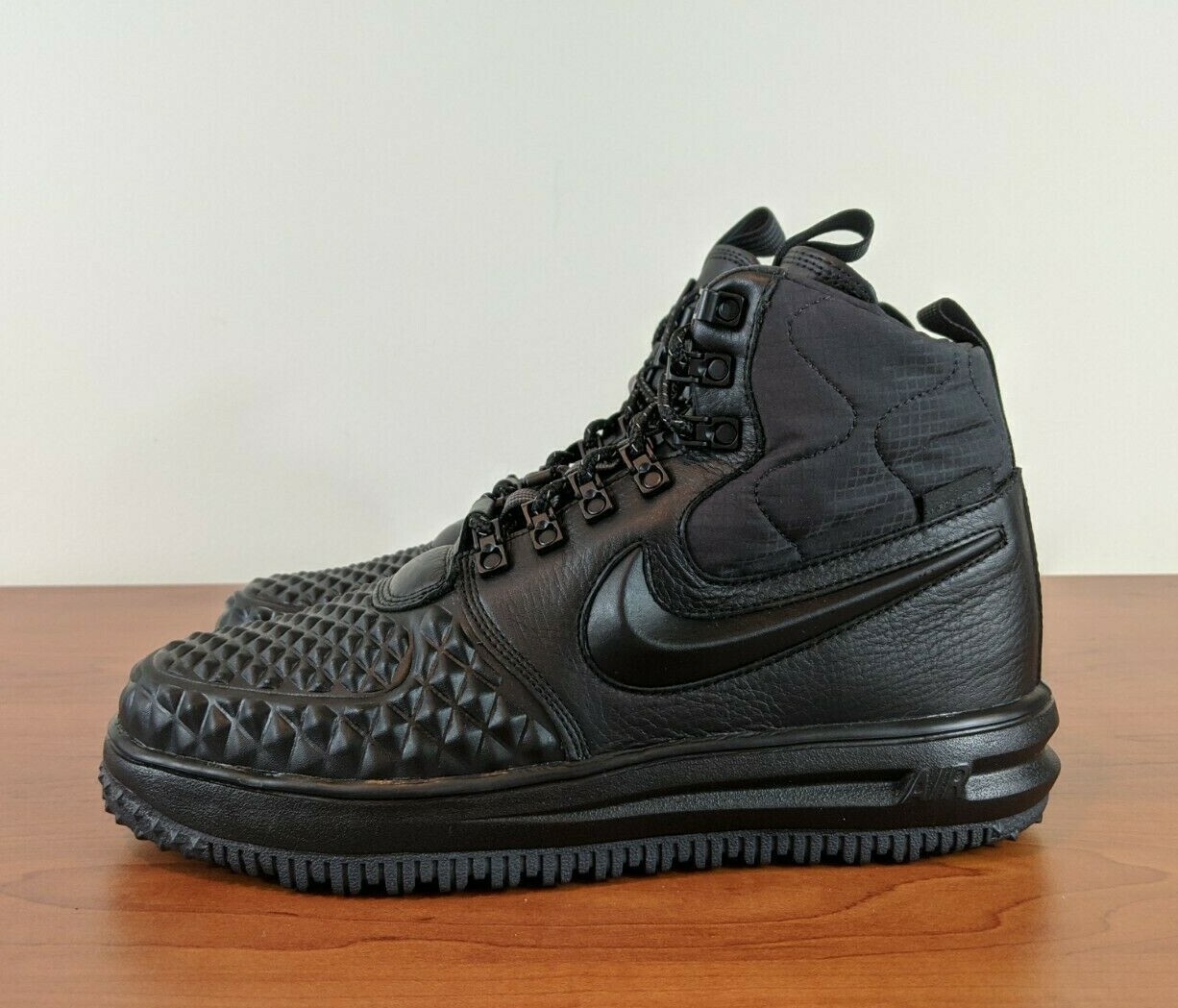 nike lunar force 1 duckboot triple black