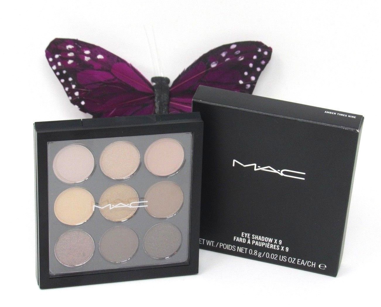 MAC Eye Shadow X 9 Amber Times Nine Palette Full Size, NIB