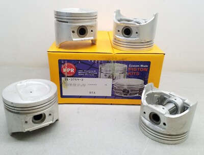 11-3759-3 NPR Piston Kit 0.75 Fits TOYOTA Gasoline Engine 1.8L 4CYL 86.00mm 2Y