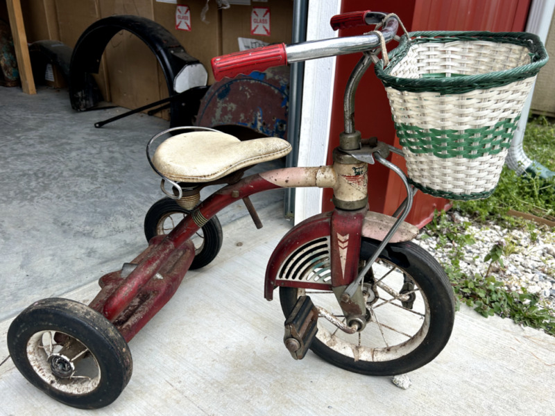 Vintage AMF Red Junior Childrens Tricycle Bike