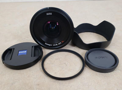 Zeiss Distagon Batis 2.8/18 Lens Sony E-Mount with Hood