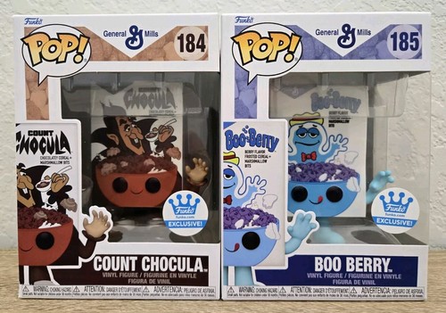 Funko Pop COUNT CHOCULA & BOO BERRY General Mills Cereal Funko Pop COUNT CHOCULA & BOO BERRY General Mills Cereal