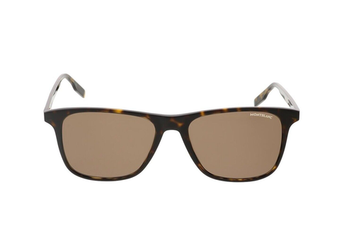 MONTBLANC MONT BLANC MB0174S-002 HAVANA HAVANA BROWN SUNGLASSES