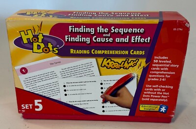 Hot Dots Finding The Sequence Finding the Cause and Effect Reading Comprehension
