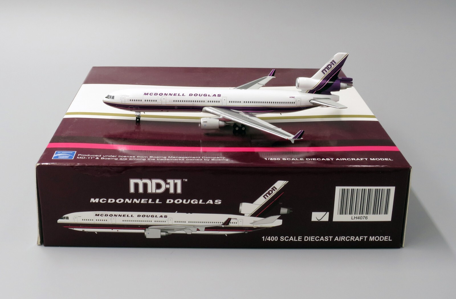 航空機・ヘリコプター JC Wings 1:200 MD-11 N111MD McDonnell Douglas MD11, N111MD Polished roll out livery, JC