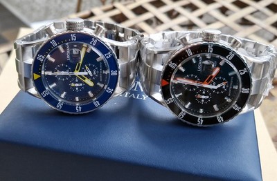 Locman Montecristo Italien,  Neuwertig,Spezial mit Stahlband,eine zum Aussuchen!