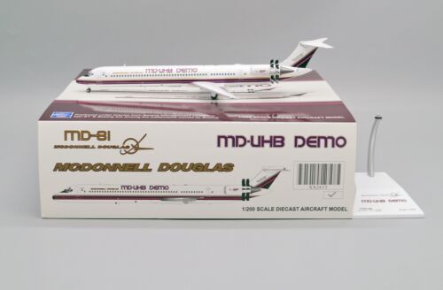 McDonnell Douglas MD-81 Reg: N980DC JC Wings Scale 1:200 Diecast XX2433 (HK)