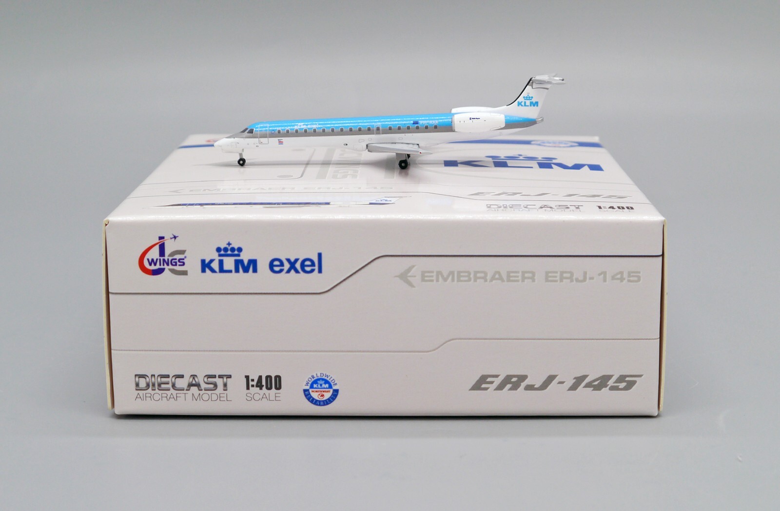 KLM Exel EMBRAER 145MP Reg: PH-RXA JC Wings Scale 1:400 Diecast XX4991 (E)