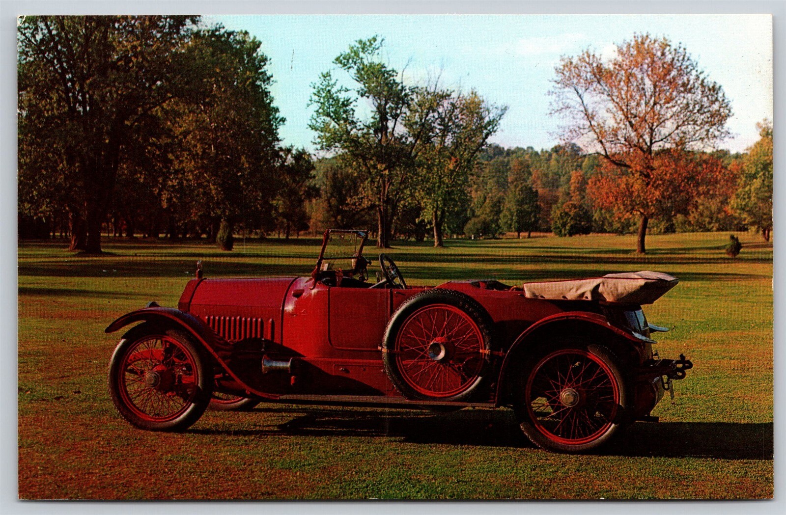 Postcard 1915 Simplex 50 Cloverleaf Roadster auto B38 | eBay