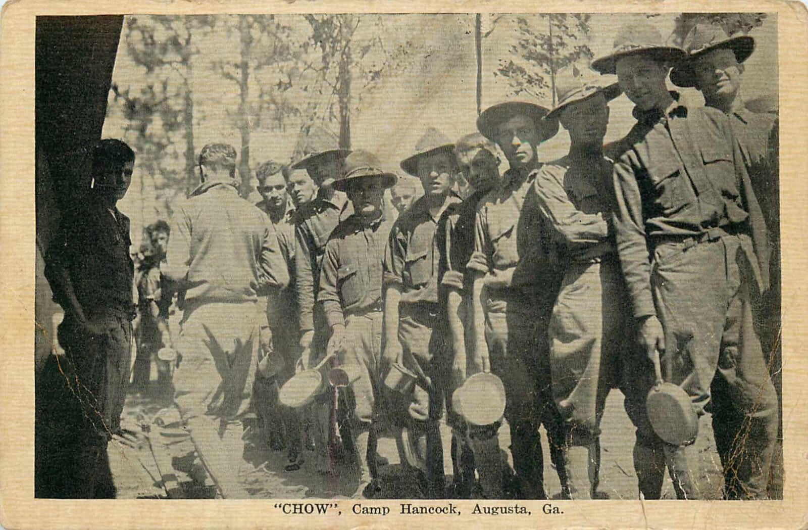 USA RPPC photo postcard Camp Hancock Georgia. c. 1917 USA RPPC photo postcard Camp Hancock Georgia. c. 1917