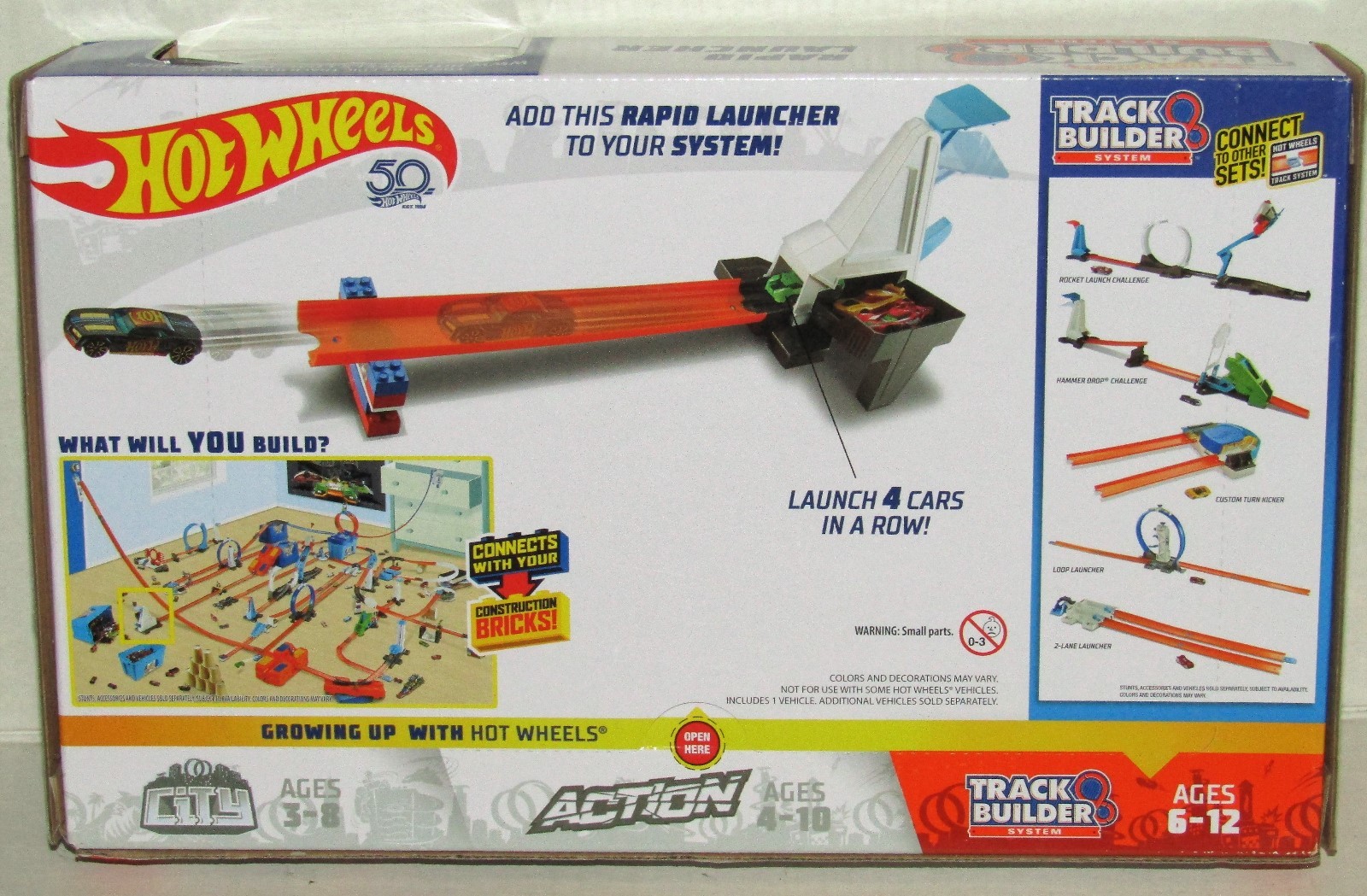 Hot Wheels Track Builder System Rapid Launcher with Car NEW