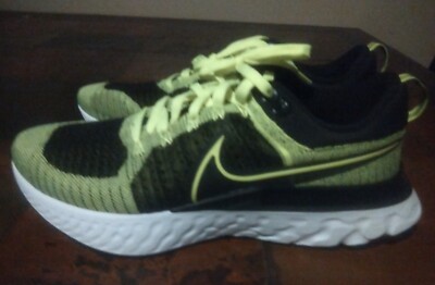 Size 12 - Nike React Infinity Run Flyknit 2 Volt/Black