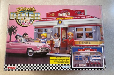 NOS Vintage 1988 Tyco Dixie s Diner Play Set Still Sealed