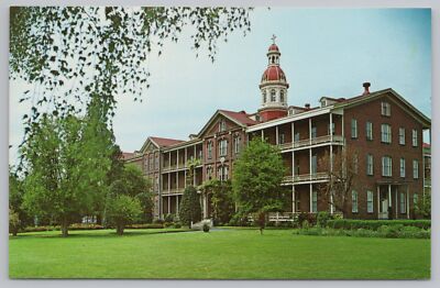 State View~Academy School & Grounds Vancouver Washington est 1873~Vintage PC