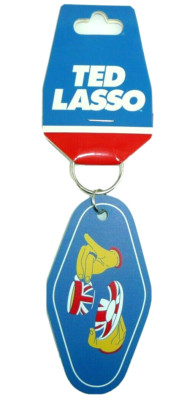 Ted Lasso Tea Cup Keychain Tag British Flag Soccer Football Sports Comedy Apple+