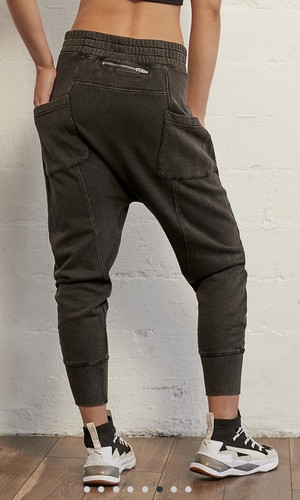 

Спортивные штаны Free People Movement June Bug Брюки с напуском, Черный, june bug