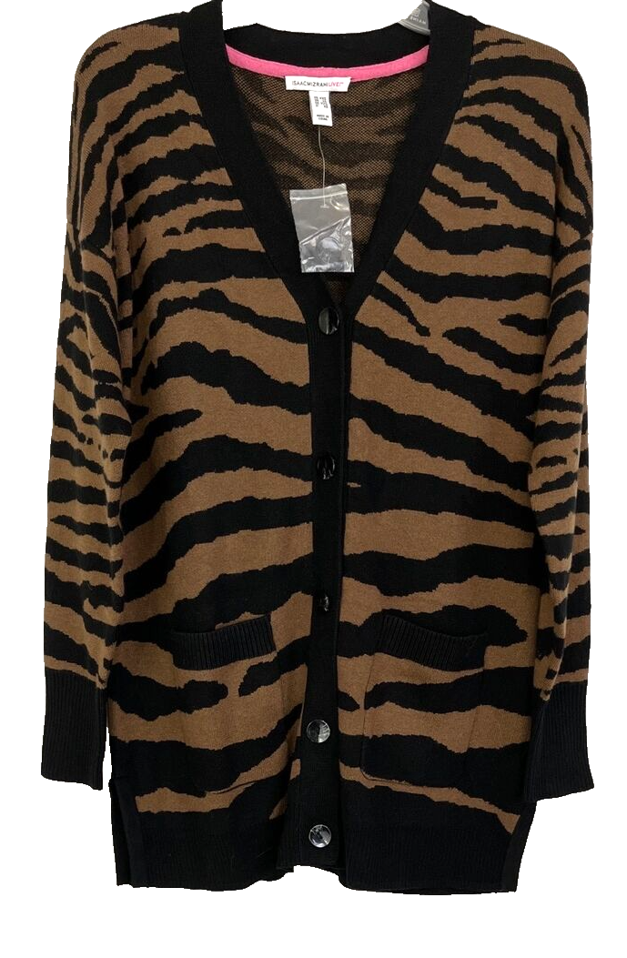 トップス Sacai Cashmere Blend Zebra Cardigan P01014429.jpg