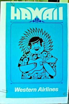 POSTER ENJOY THE RIDE BIG FISH HAWAII USA BEACH TRAVEL VINTAGE REPRO FREE S//H