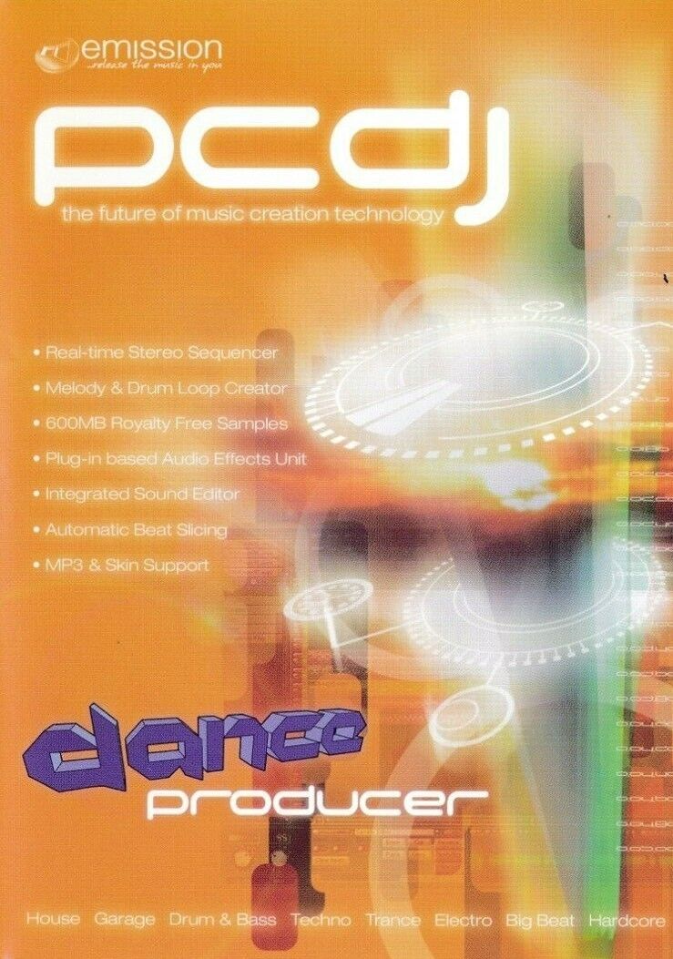 PC DJ - PCDJ - Dance Producer - Music Production Software - PC CD-ROM Brand New