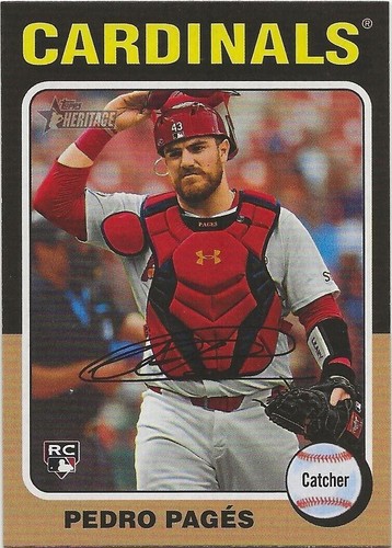 2024 Topps Heritage High Number - Pedro Pages #704