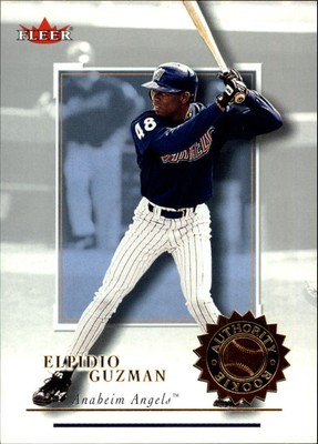 2001 Fleer Authority Anaheim Angels Baseball Card #113 Elpidio Guzman RC
