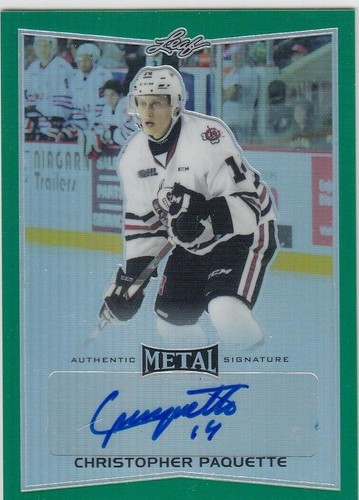 2015-16 Leaf Metal - Christopher Paquette #BA-CP1