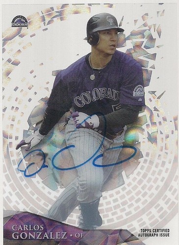 2014 Topps High Tek - Carlos Gonzalez #HT-CG