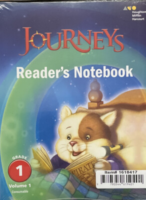 Journeys Grade 1 Reader's Notebook Consumable 2 book set HMH New!
