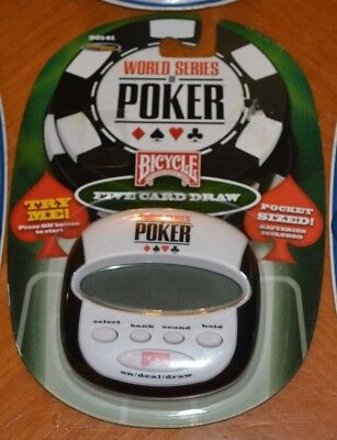 6 NEW LOT OF BICYCLE PLAYING CARDS ELECTRONIC GAMES: BLACKJACK, POKER & SLOTS