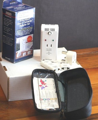 NIB Travel Smart Auto Adjust Voltage Converter Model TS-165OE  1650 Watts W/Case