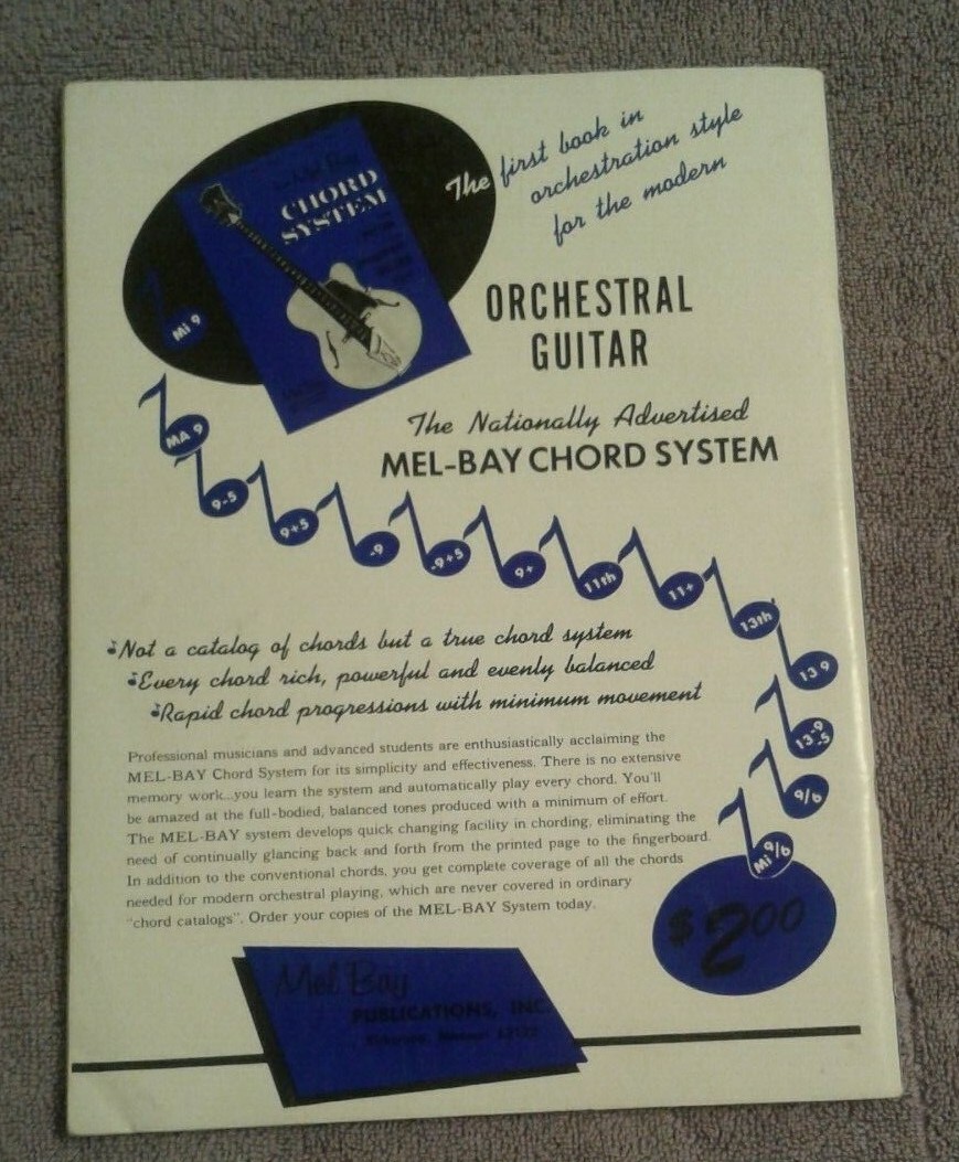 Mel Bay Modern Guitar Method Grade 1 Lesson Book Vintage 1966