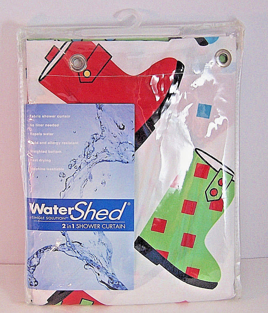 Shower Curtain Favorite Boots Watershed Park B Smith