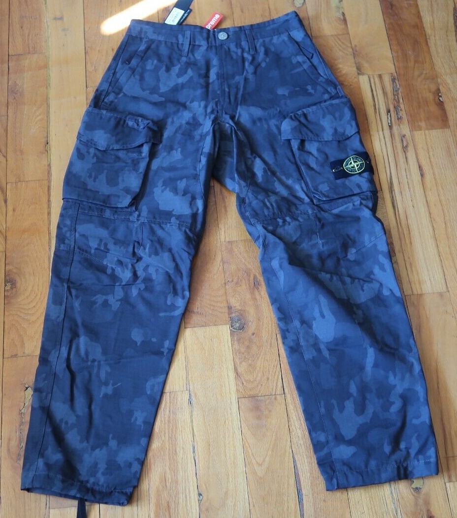 Supreme®/Stone Island® Reactive Ice Camo Ripstop Cargo Pant – ASA