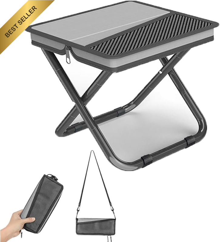 Handbag Style Ultralight Folding Stool, Portable Collapsible Camping Chair – Com