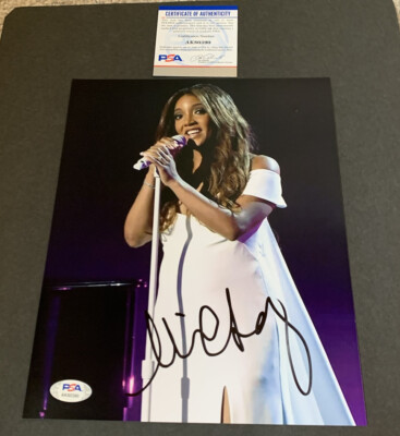 Mickey Guyton Signed Autographed Remember The Name 8x10 Photo PSA/DNA Country