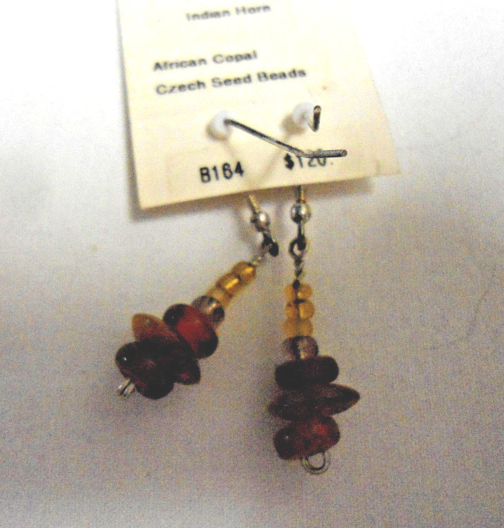 Stone and Bead Jewelry  K.DAPHNAE KOOP Necklace / Earrings Set NWT .