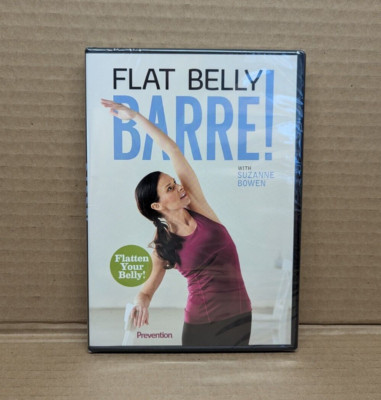 Flat Belly Barre! (DVD, 2017) With Suzanne Bowen Fitness NEW & SEALED