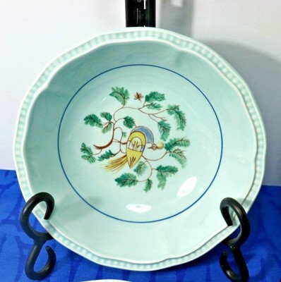 LOT of 4 Kensington Staffordshire JAVA BIRD Cereal or Soup Bowls 6 1/2