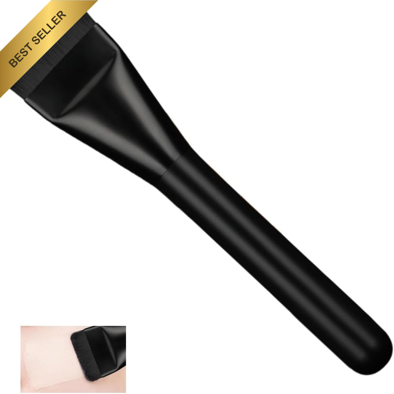 Flat Foundation Brush,Face Mask Brush,Premium Face Korean Makeup Brush for Liqui