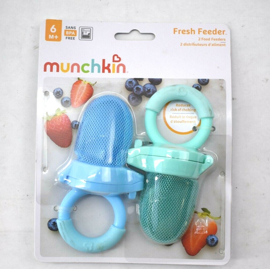 Munchkin Fresh Food Fruit Veggie Mesh Net Feeder 6+ Months